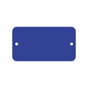 PEM label aqua blauw