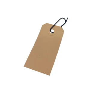 Labelhaken 106 geblauwd staal 15 x 32 mm, label aan haak