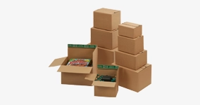Verzenddozen met autolockbodem en plakstrip - Geen tape nodig
