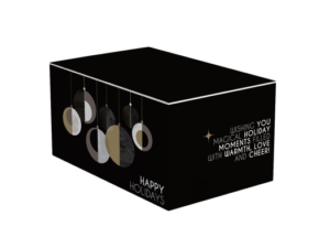 Kerstpakketdoos zwart