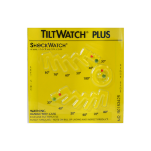 Shockwatch tiltwatch kantelindicator