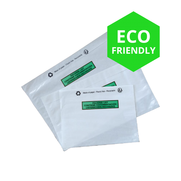 milieuvriendelijke paklijst enveloppen van papier
