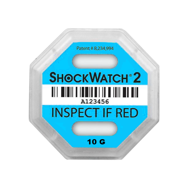 Schokindicator 10G Turkoois | ShockWatch®2