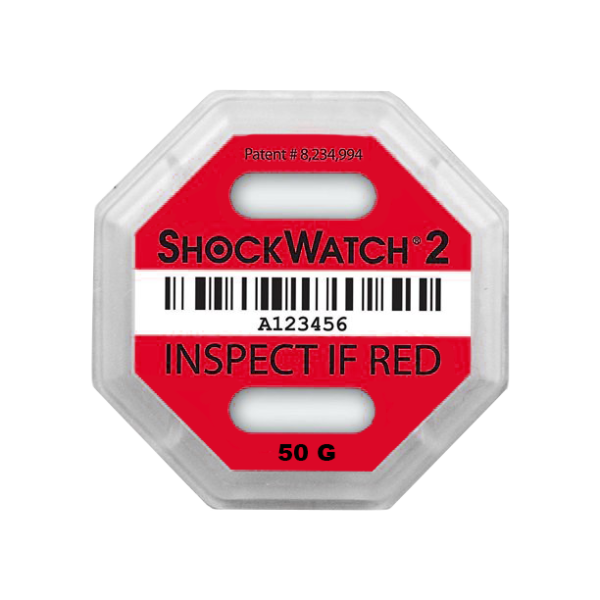 Schokindicator 50G Rood ShockWatch®2